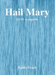 Hail Mary SATB choral sheet music cover Thumbnail